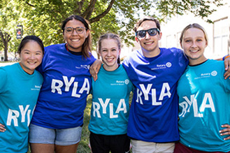 Group photo from RYLA Rotary of Huronia-Barrie Youth