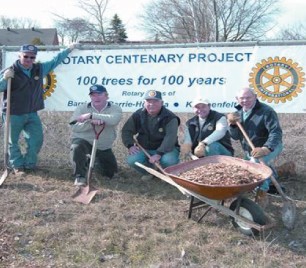 100 Trees For 100 Years - Rotary Barrie-Huronia