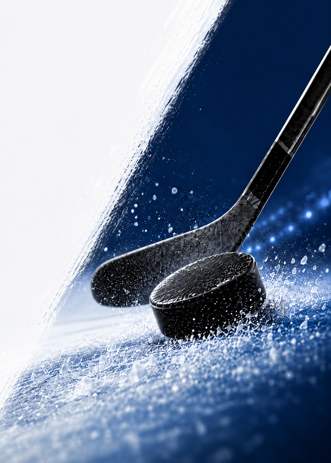 Hockey Stick on ice